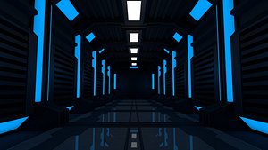 3D Sci Fi Corridor