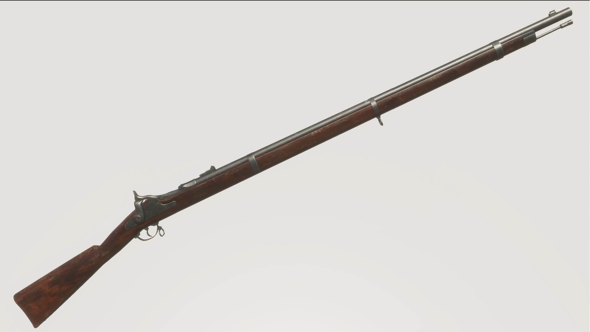 Springfield 1873 3D - TurboSquid 1835404