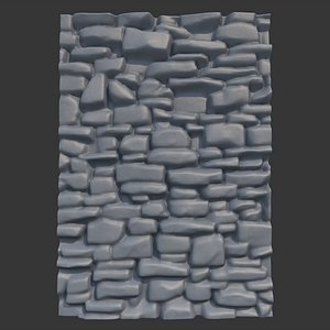 Rock Wall 15 3D