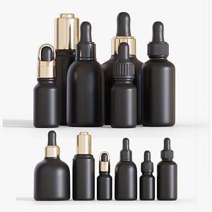 Black Dropper Bottles Collection