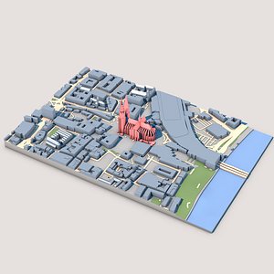 3D Cologne Cathedral Germany