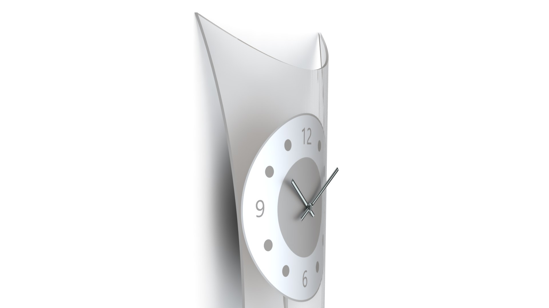 Wall Pendulum Clock 3D - TurboSquid 2055467