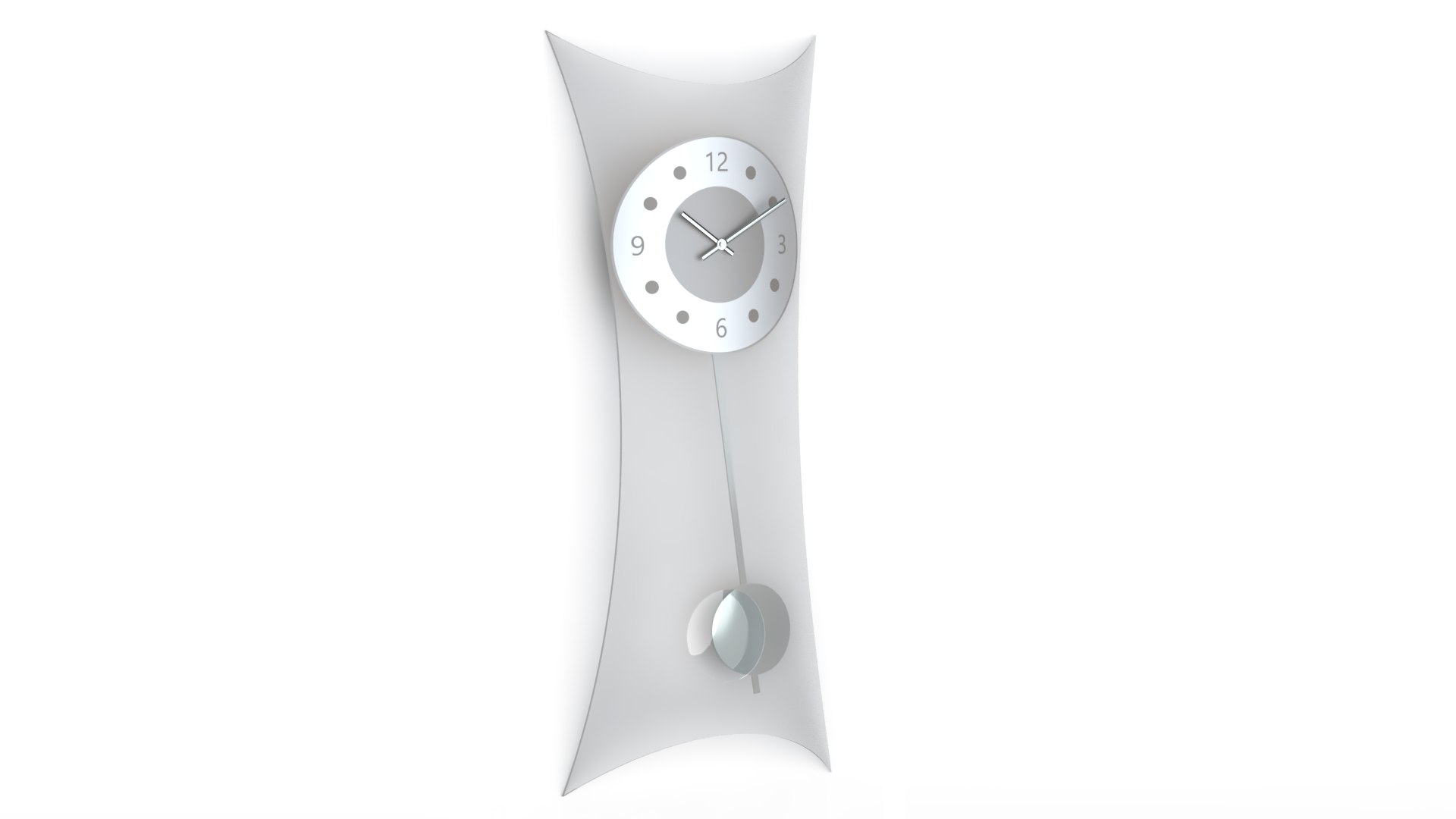 Wall Pendulum Clock 3D - TurboSquid 2055467