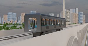 3D carriage mrt model