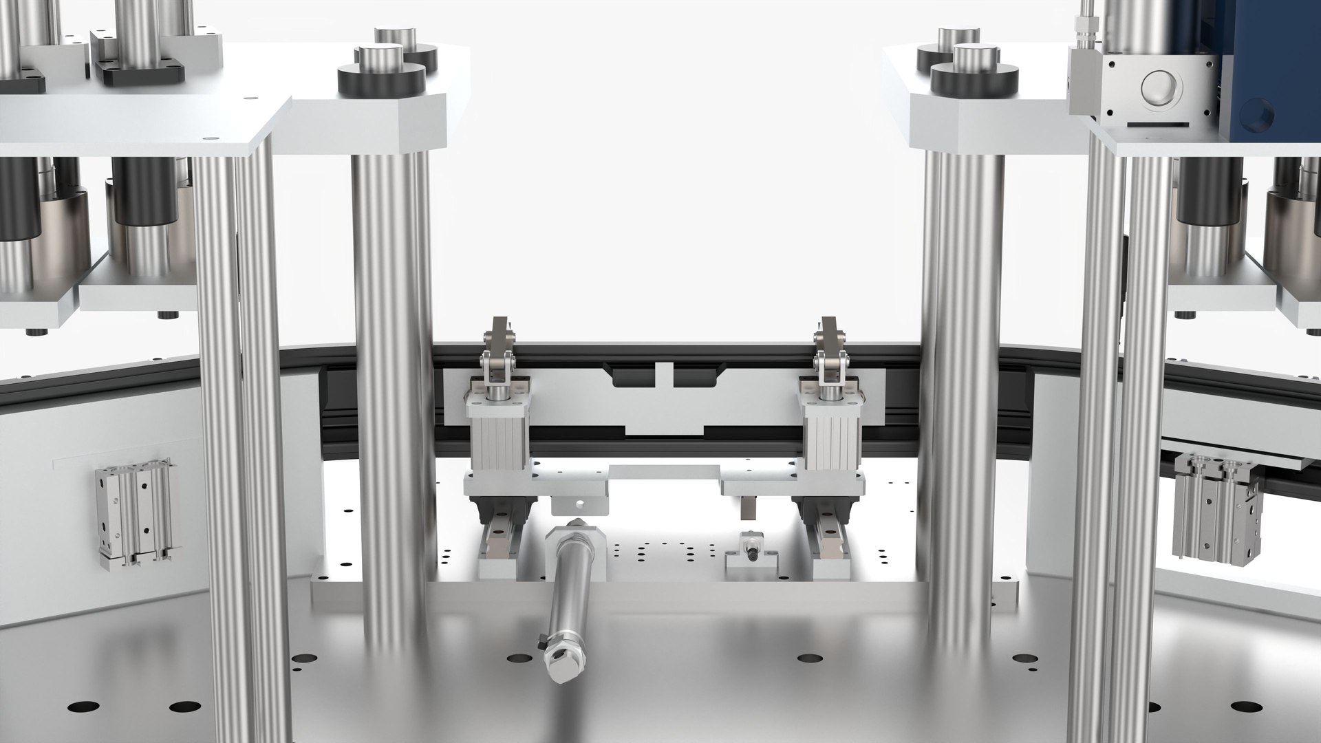 3D Automatic Anti Collision Beam Screw Nut Riveting Machine Model ...