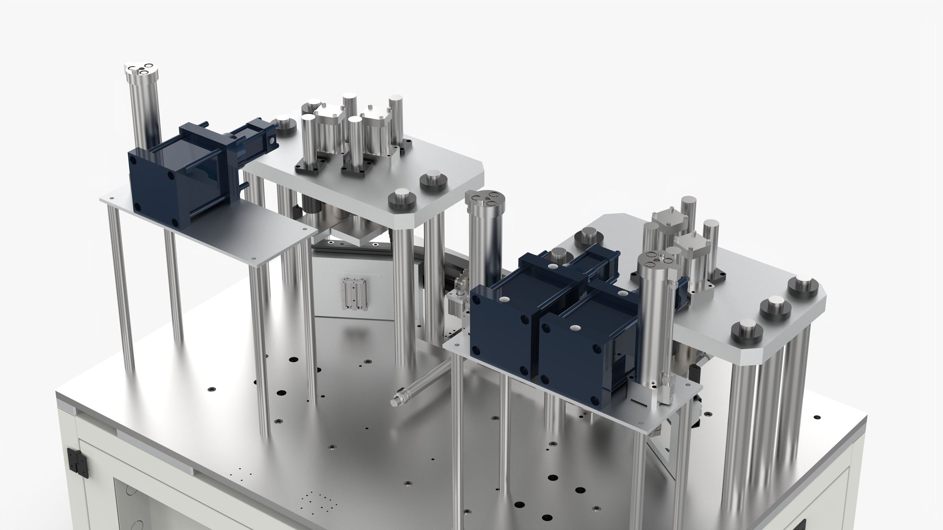 3D Automatic Anti Collision Beam Screw Nut Riveting Machine Model ...