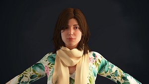 Casual Women Unreal Engine Rig