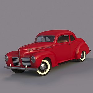 hudson coupe car 3D model