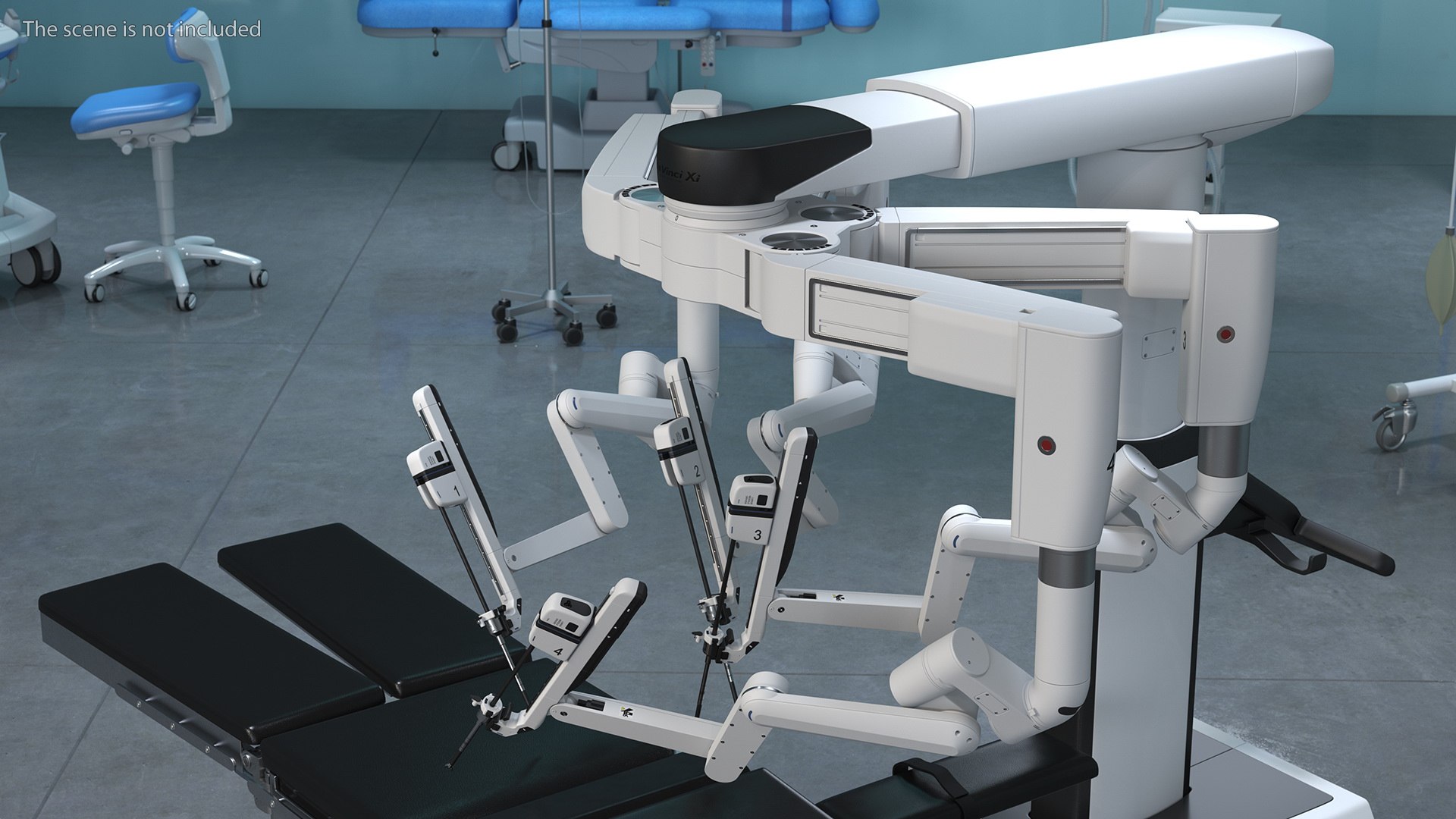 3D model Surgical Robotic System da Vinci SI Rigged with Operating Table https://p.turbosquid.com/ts-thumb/ip/XlL879/51/surgicalroboticsystemdavincisiriggedwithoperatingtable3dsmodel007/jpg/1651243610/1920x1080/fit_q87/099aa0ce11fd19f74d55362cb6b95552057fa441/surgicalroboticsystemdavincisiriggedwithoperatingtable3dsmodel007.jpg