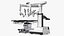 Surgical Robotic System da Vinci SI Rigged with Operating Table