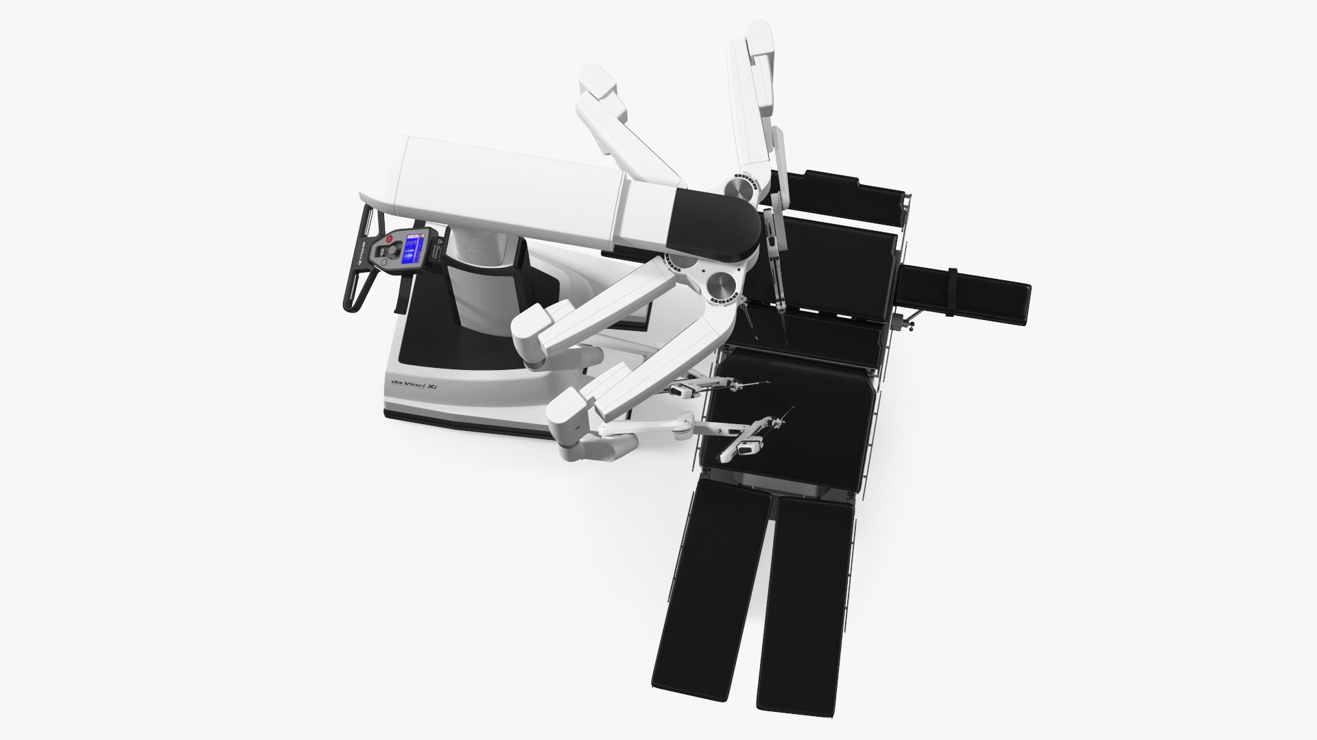 3D model Surgical Robotic System da Vinci SI Rigged with Operating Table https://p.turbosquid.com/ts-thumb/ip/XlL879/vD/surgicalroboticsystemdavincisiriggedwithoperatingtable3dsmodel015/jpg/1651243631/1920x1080/fit_q87/45ef8a748edf18ac9c803fe5a2fb8e5bf9f487f2/surgicalroboticsystemdavincisiriggedwithoperatingtable3dsmodel015.jpg