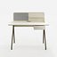 Bureau simple avec diviseur par OEO StudioHBF Furniture