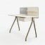 Bureau simple avec diviseur par OEO StudioHBF Furniture