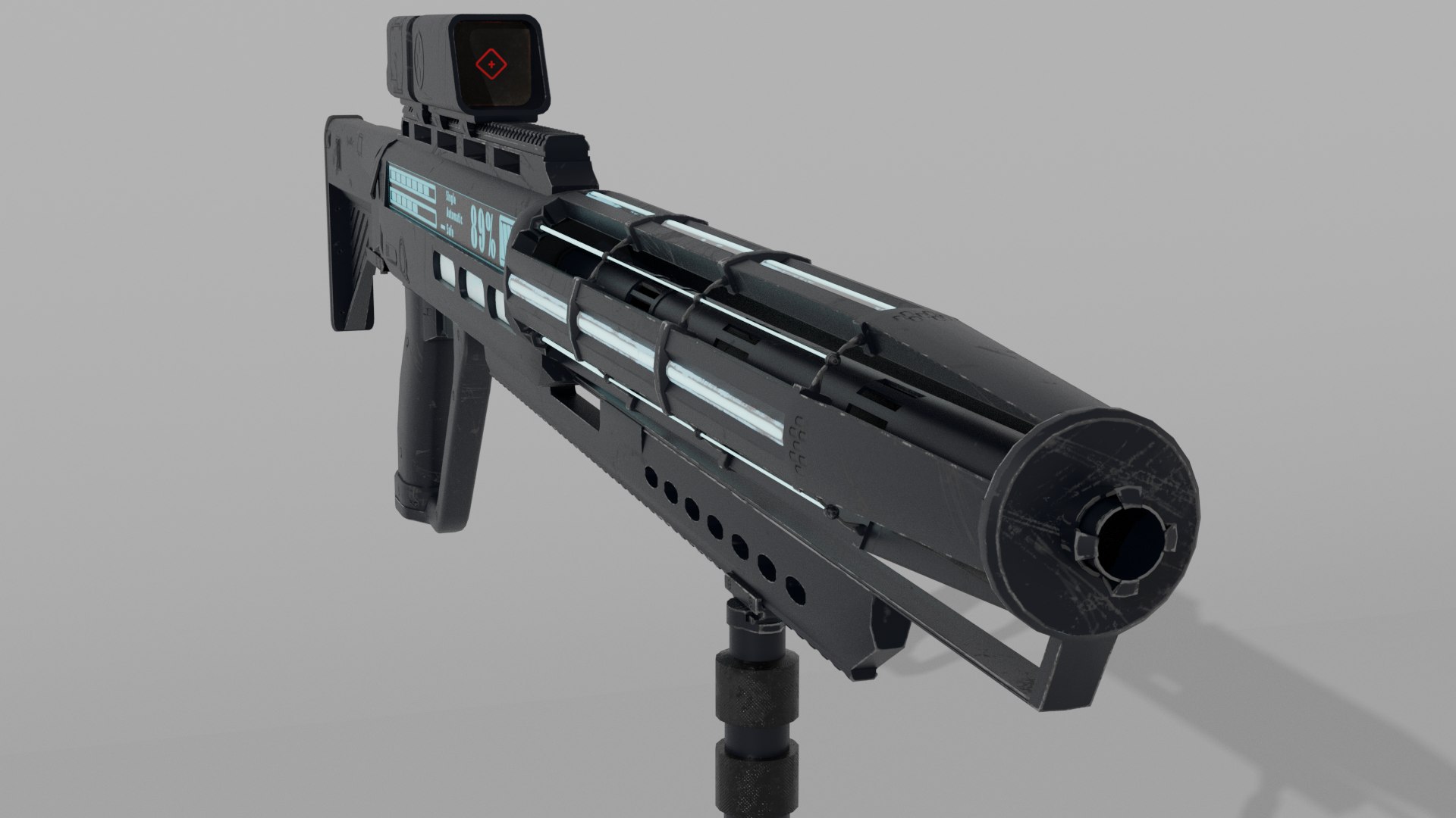 3D Scifi Railgun - TurboSquid 1735309