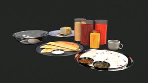 breakfast 3D model