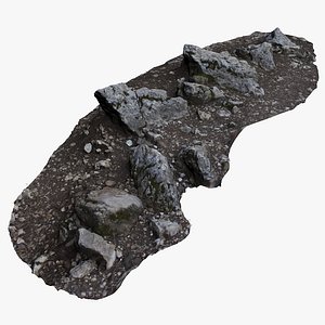 rocky ground 3D model