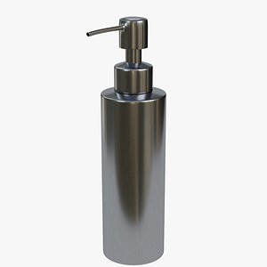 stainless steel pump dispenser 3D model