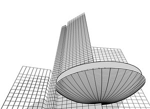 commercial building 3D model