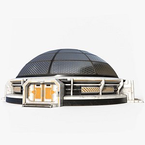 Sci-Fi building Dome Base1