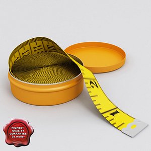 Seamstress Measuring Tape 3D model - TurboSquid 1949053