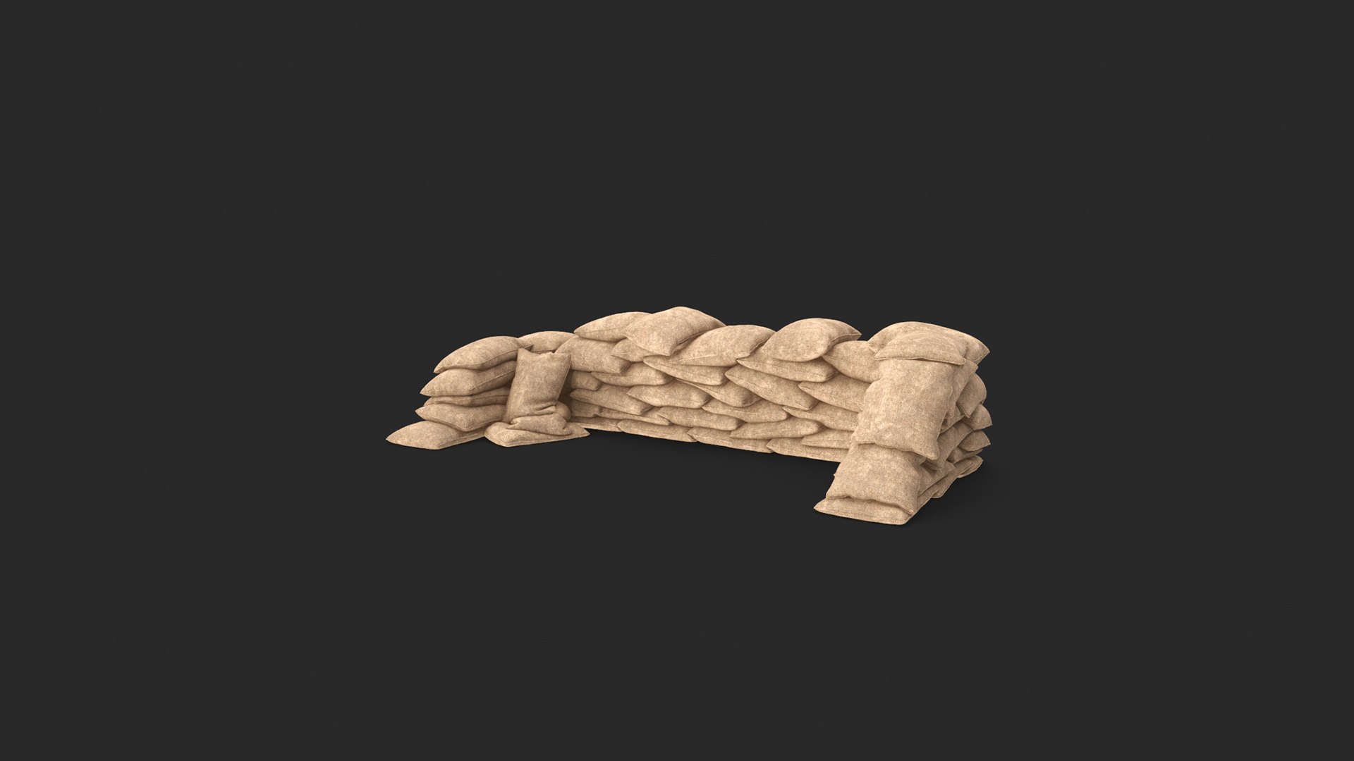 Sandbag Barricade 3D model https://p.turbosquid.com/ts-thumb/ip/rMEYhx/ET/sandbagv3_12/jpg/1697835680/1920x1080/fit_q87/9604d23928fefbfe3f72a3f31aa135573a75e522/sandbagv3_12.jpg