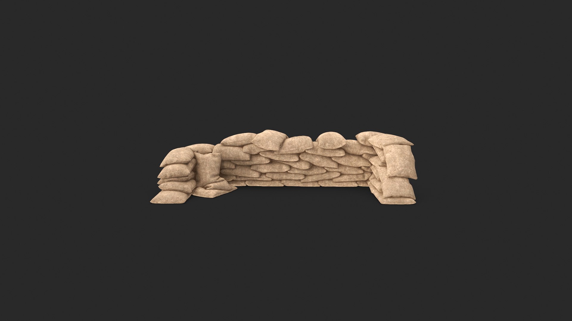 Sandbag Barricade 3D model https://p.turbosquid.com/ts-thumb/ip/rMEYhx/nP/sandbagv3_01/jpg/1697835669/1920x1080/fit_q87/fb4255a6d1902b6df595f2ea3598deae118eda96/sandbagv3_01.jpg