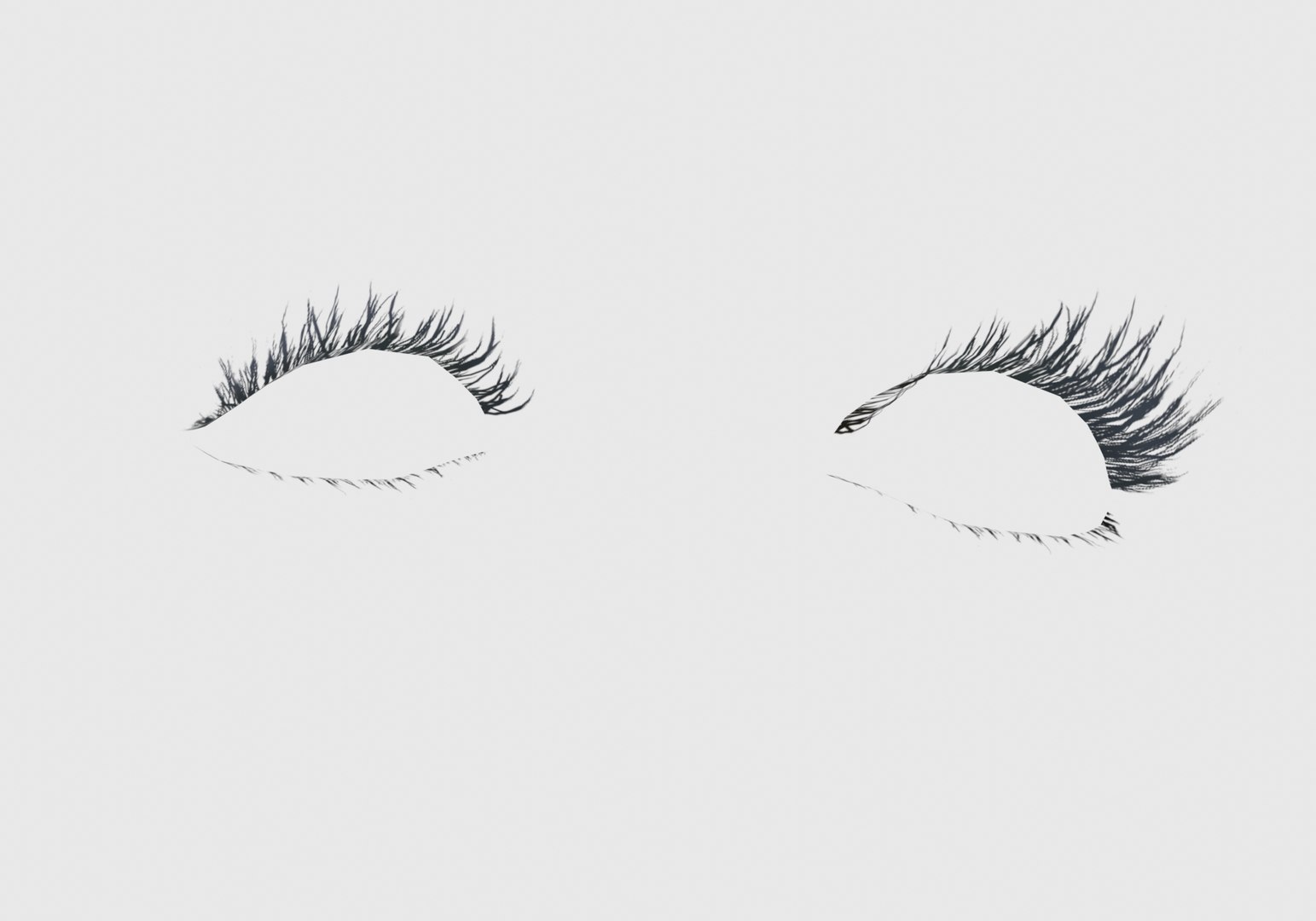 Basic Long Eyelashes 3D model https://p.turbosquid.com/ts-thumb/ip/wqT7AE/ED/10004/jpg/1663306431/1920x1080/fit_q87/02400089cb63890eee8e20b3bed9c07c39e537ff/10004.jpg