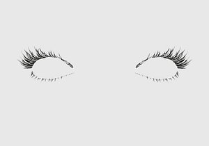 Basic Long Eyelashes 3D model
