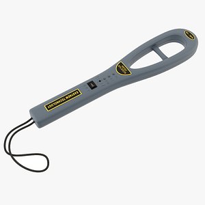 3D metal detector model