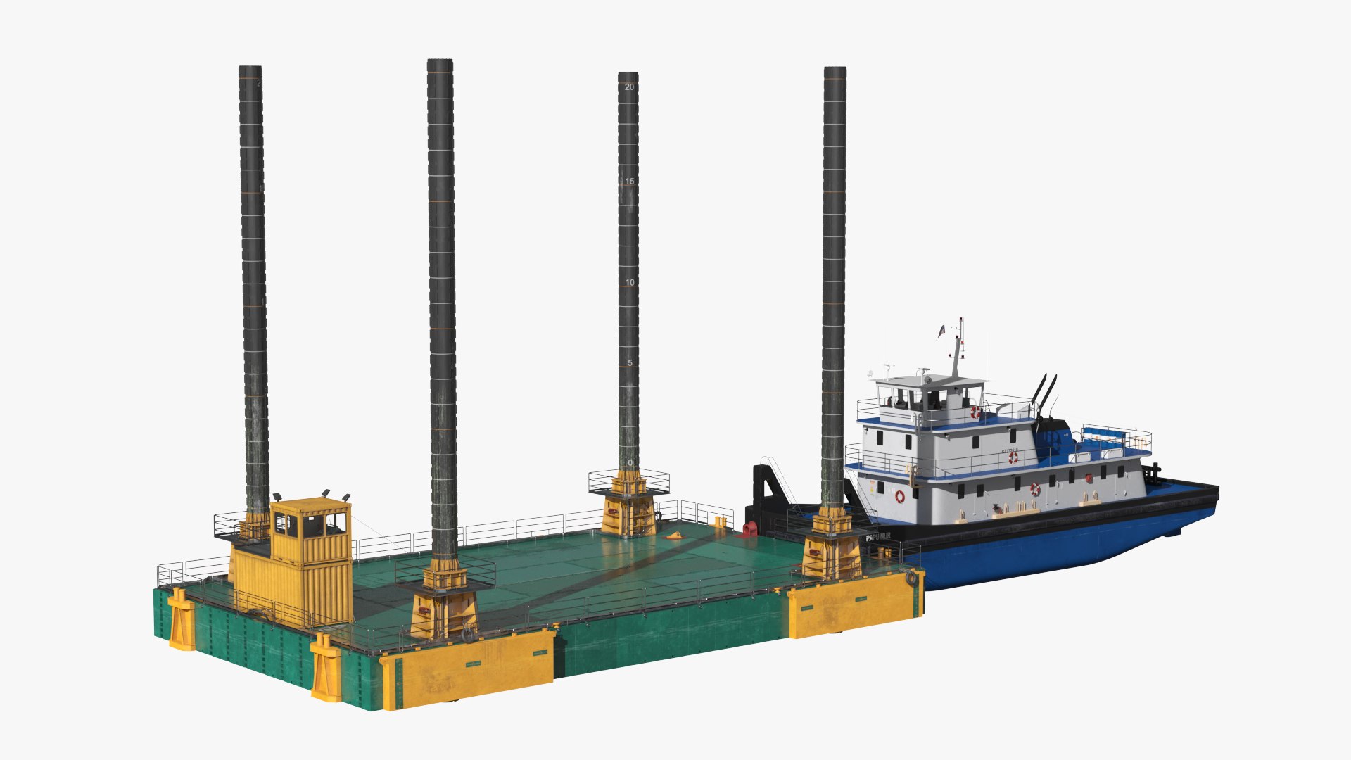 Jack Up Pontoon with Tugboat model https://p.turbosquid.com/ts-thumb/iq/0Ngb1S/Iu/jack_up_pontoon_with_tugboat_007/jpg/1779917523/1920x1080/fit_q87/3b7f59dc3ba13824c99c6e46987e4a769b42fbf8/jack_up_pontoon_with_tugboat_007.jpg