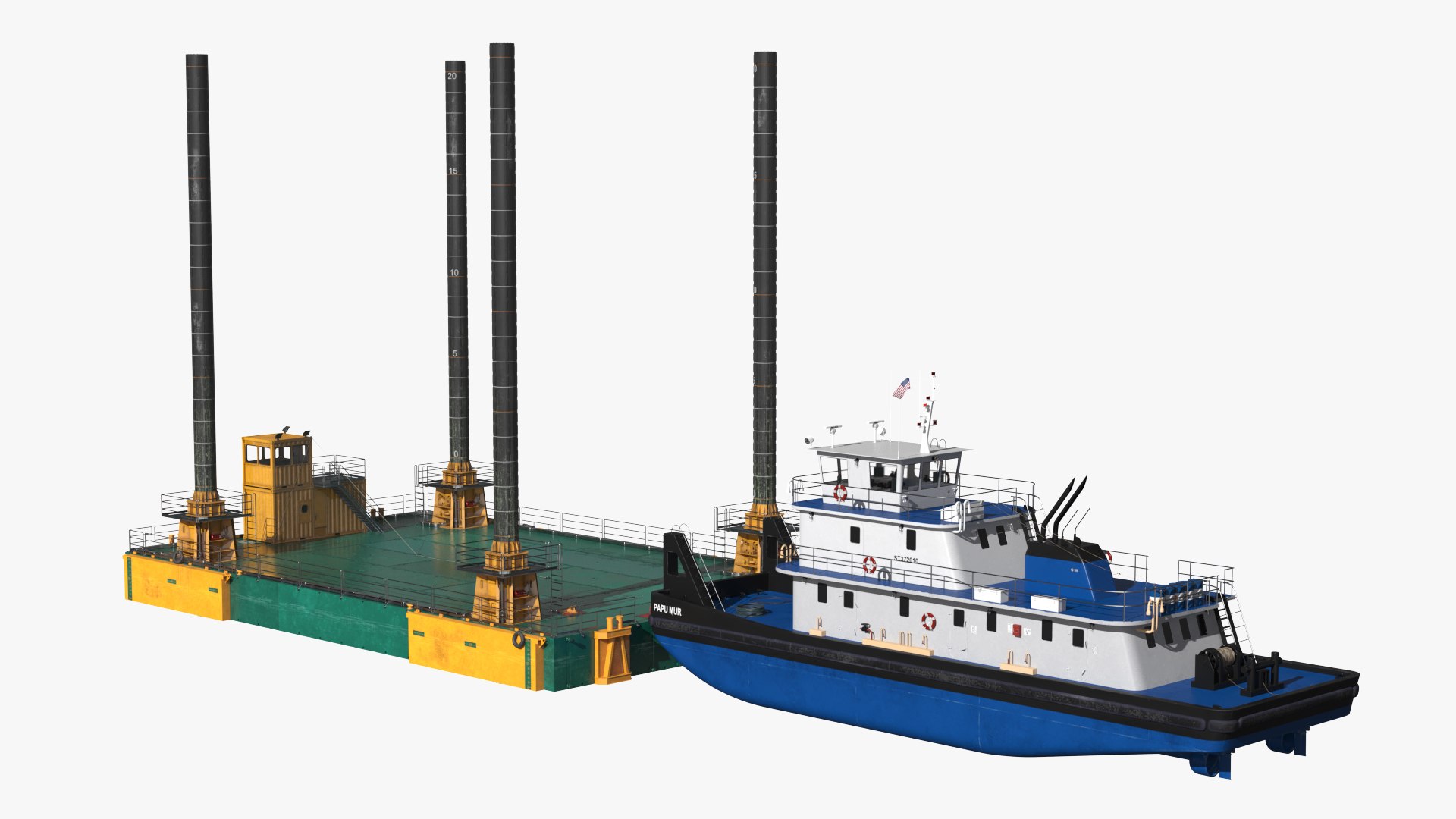 Jack Up Pontoon with Tugboat model https://p.turbosquid.com/ts-thumb/iq/0Ngb1S/Ze/jack_up_pontoon_with_tugboat_002/jpg/1779917442/1920x1080/fit_q87/7094208004243595b89e2b6702d4d4cf87131505/jack_up_pontoon_with_tugboat_002.jpg