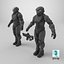3D Combat Suits