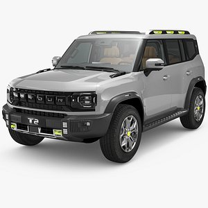 3D 2024 Chery Jetour T2 With Interior model