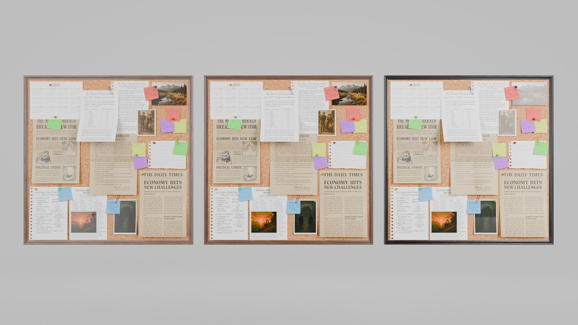Customizable Wooden Wall Cork Board - Square Pin Notice Board 3D https://p.turbosquid.com/ts-thumb/iq/3wyLn5/4a/r_9/png/1746736789/1920x1080/fit_q87/4841b6bb5e061d2b432dbd402793c374d5bdb16a/r_9.jpg