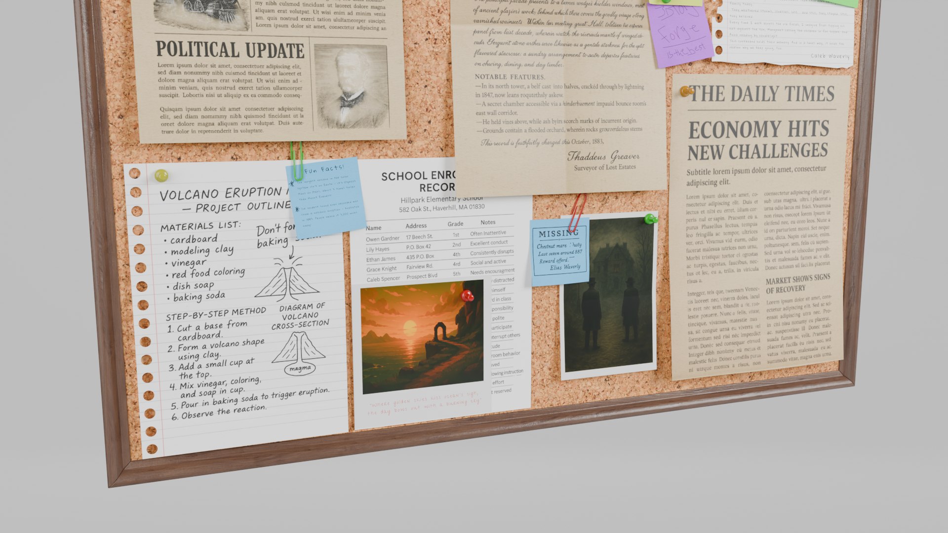Customizable Wooden Wall Cork Board - Square Pin Notice Board 3D https://p.turbosquid.com/ts-thumb/iq/3wyLn5/Kv/r_7/png/1746736789/1920x1080/fit_q87/4adf291286d3c721da9194b940e9a109e6b596ce/r_7.jpg