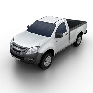 3d model isuzu d-max 2013 pickup truck