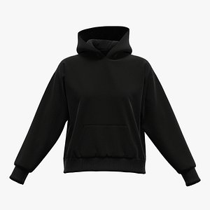 Female hoodie 3D