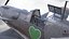 Modello 3D BF-109 Combattenti tedeschi materiali PBR