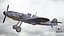 Modello 3D BF-109 Combattenti tedeschi materiali PBR