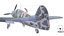 Modello 3D BF-109 Combattenti tedeschi materiali PBR