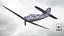 Modello 3D BF-109 Combattenti tedeschi materiali PBR