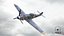 Modello 3D BF-109 Combattenti tedeschi materiali PBR