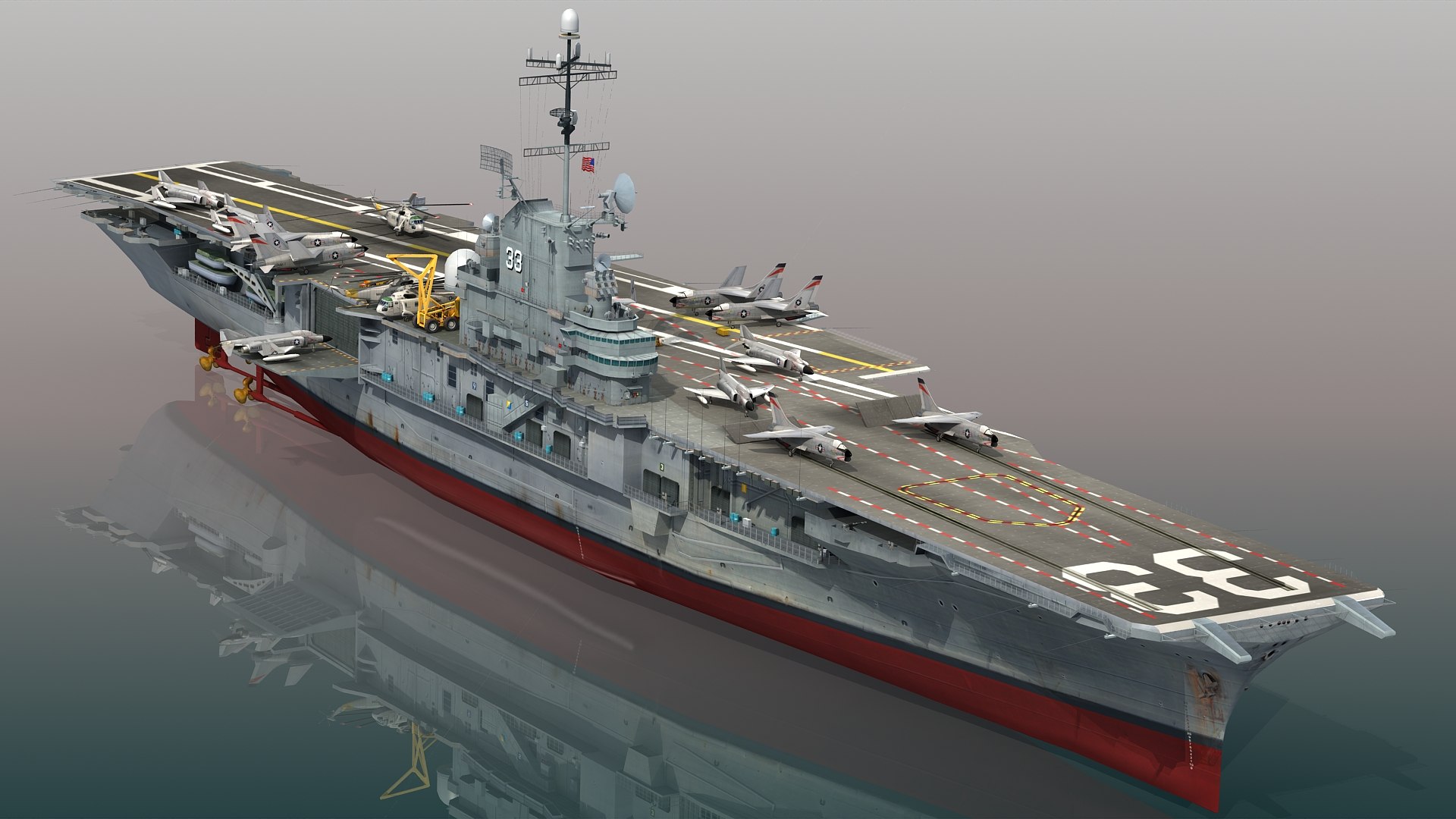 Uss kearsarge cvs 33 3D model - TurboSquid 1533692