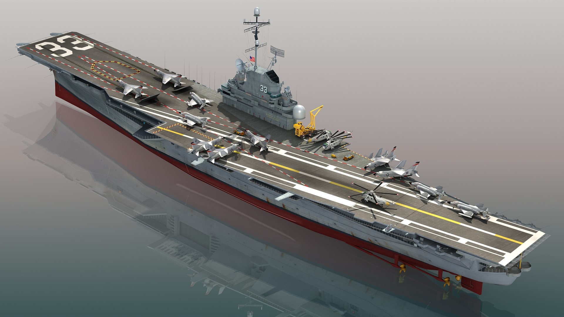 Uss kearsarge cvs 33 3D model - TurboSquid 1533692