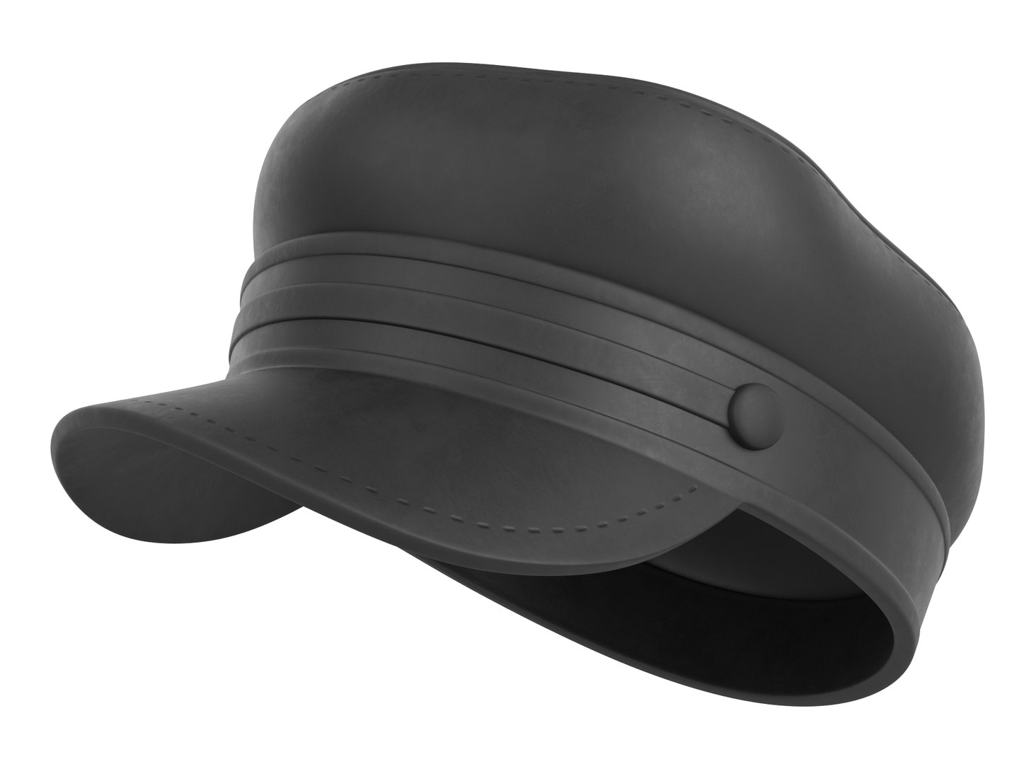 3D model Vintage Leather Cap - TurboSquid 1814571