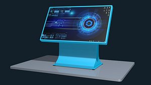 interactive touch table 3D model