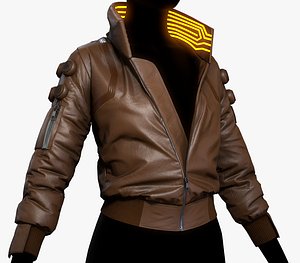 3D model Cyberpunk 2077 Brown Jacket