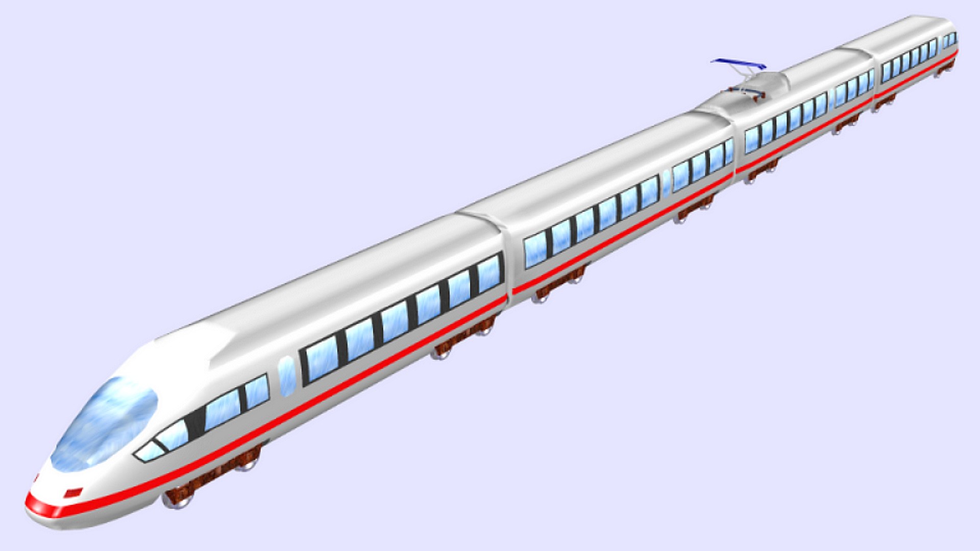 Ice 3 Electric Passenger Train Model - TurboSquid 1708070