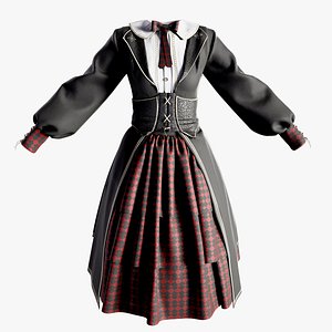 Gothic Dress 3D