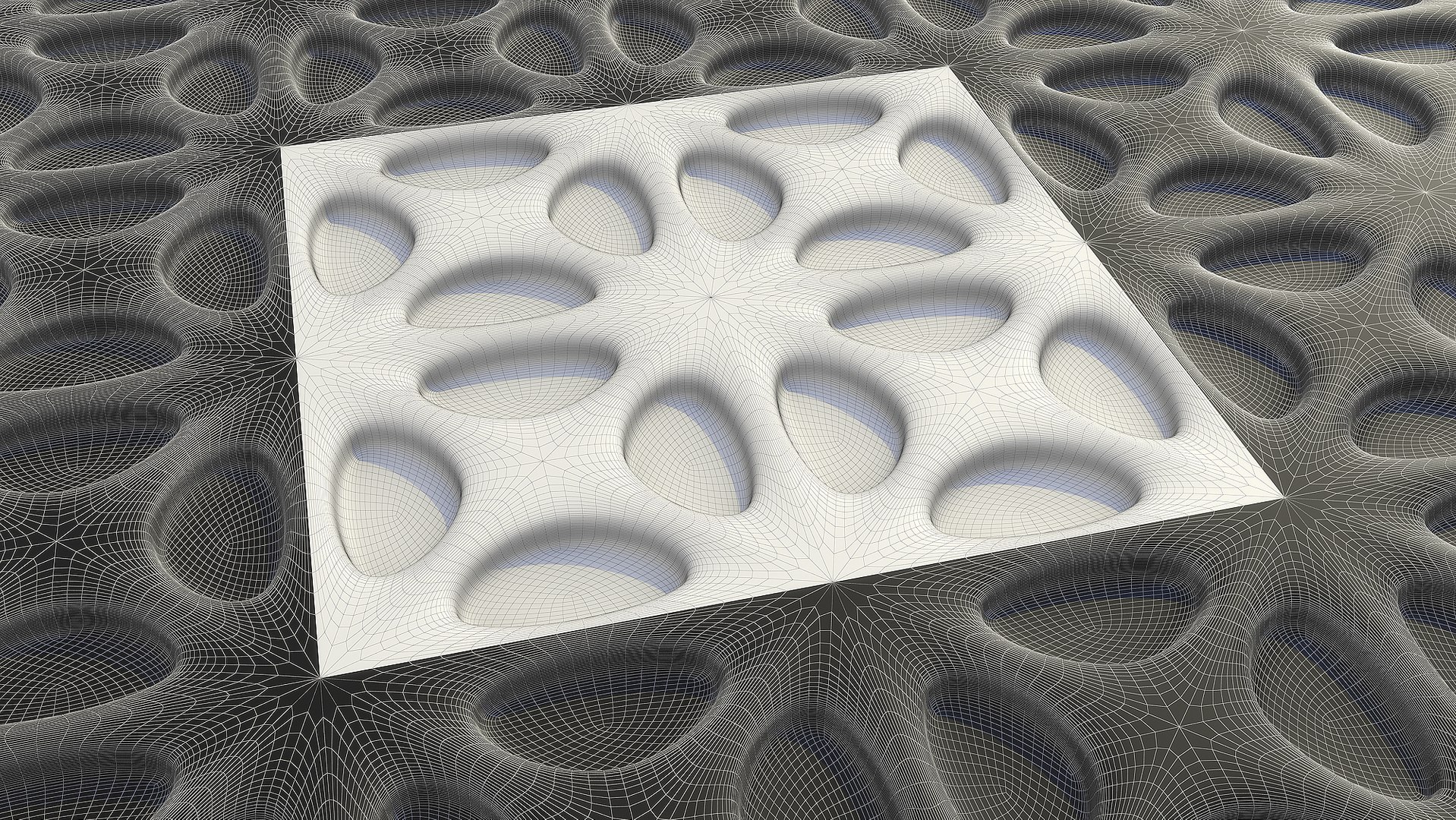 3D Bionic Element Wall Panel Model - TurboSquid 1419770